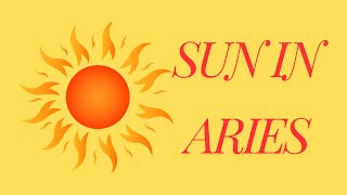 Sun in Aries- a force to be reckoned with - for beginners in Vedic Astrology