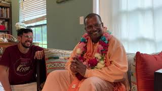 Bhakti Swarup Sridhara Maharaj Arrives in Alachua and Guru Puja Florida 2023