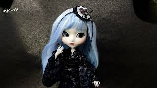 Vlog diy pullip doll gothic kimono dress