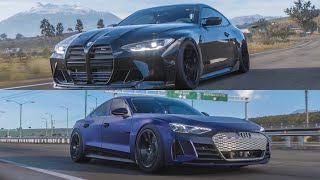 Forza Gifted EVERYBODY 2 CARS | 2022 BMW M4 Competition Coupe | Audi RS E-Tron GT | Forza Horizon 5