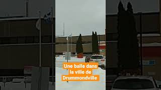 Canada /Québec-Balade guidée dans la ville de Drummondville. hiver 2023