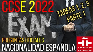 ✔✔EXAMEN 💢CCSE 2022💢 PREGUNTAS OFICIALES. FACIL DE APRENDER. CONSIGUE TU NACIONALIDAD ESPAÑOLA #ccse