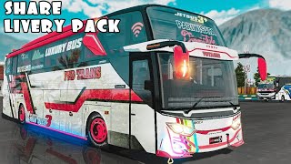 SHARE LIVERY BUSSID || LIVERY PACK MOD FARID