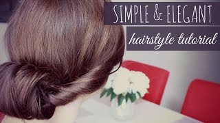 SIMPLE & ELEGANT HAIRSTYLE TUTORIAL