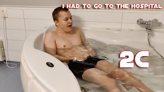 Bathing in freezing water for the first time