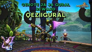 Qeziigural - Mount Showcase | FFXIV 7.05 Treasure Dungeon Reward