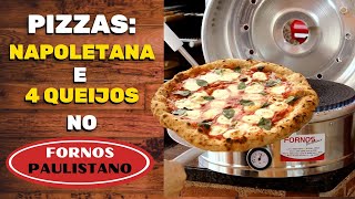 Pizza Napoletana Margherita e Pizza Quatro Queijos no Forno Paulistano P40