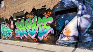 Graffiti Alley Downtown Toronto Walkthrough Tour | Toronto Street Art