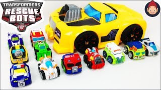 Transformers Rescue Bots Academy Transforming Bumblebee Flip Racers