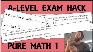 Exam Hack | CIE AS Maths | P1 | Differentiation Question