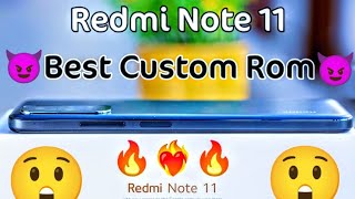 Redmi Note 11 Best Gaming Custom Rom Evolution x #shorts