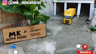 levando peças 🔧 para mk auto peças 🚚💥 #caminhão #miniaturas #brinquedos