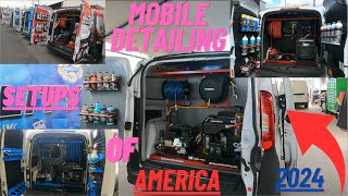 Mobile Detailing Setups of 2024!!! Setups Of America! H20 Custom PREMADE Van Setups!