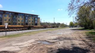 NB BNSF stack/baretable with switcher, Norman, Ok 3.27.2016