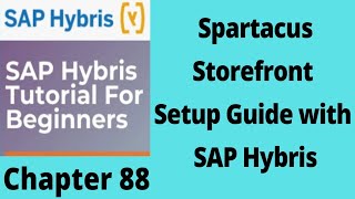 spartacus setup hybris | spartacus setup | hybris spartacus tutorial | sap commerce hybris | hybris