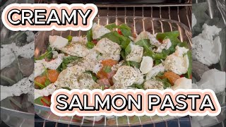 Вкусная паста с Лососем простой рацепт. Salmon pasta at home easy recipe #pasta #salmon #easyrecipes