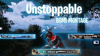 UNSTOPPABLE⚡| BGMI Monatge | Gaming With GodSpeed | Sniper Training And Classics😵