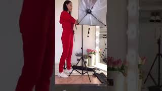 ⭐️ZUOCHEN 4x25W LED Continuous Lighting Kit 20"x28"/50x70cm Softbox Soft Box Photo Studio  ☑️