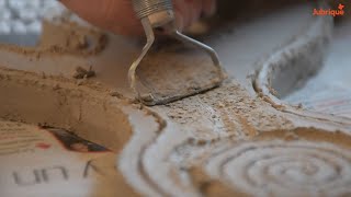 JUBRIQUE ACOGIÓ UN TALLER DE CREACIÓN DE UN MANDALA CERÁMICO COLECTIVO