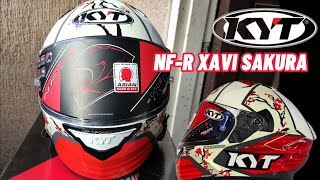 Kyt NF-R XAVI SAKURA Dual visor #kythelmet