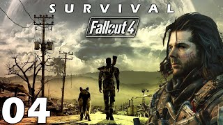 Fallout 4 Live Let's Play Pt. 4 (Survival Mode Difficulty) Blind Run