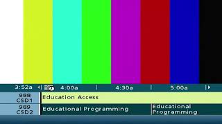 CSD1 Color Bars Channel 988