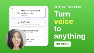 Build Your OWN Voice to Anything App in Minutes