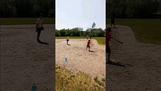 Isaac Ethan and Mason attempt win over 3 giants playing baseball ⚾️ part 1