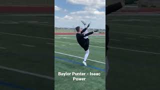 Baylor Punter Issac Power - Massive Punt!