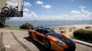 Driving Porsche 911 gt1 with logitechg29 | Forza horizon 5