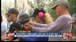 Oklahoma's open carry law takes effect on Nov. 1