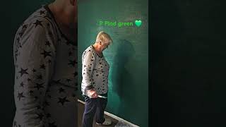 Decorating Time Mrs P decorating my room! #green #decorating #transformation #subscribe