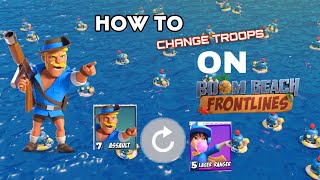 HOW TO CHANGE CHARACTER ON BOOM BEACH: FRONTLINES