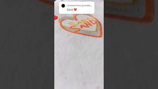 Double Heart Drawing Tutorial 3d #shorts #satisfying #viral #viral #youtube #youtubeshorts #art