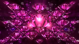 VJ Loop Diamond Luxury | Pink Diamond Screensaver | LED Wall Background [4K]