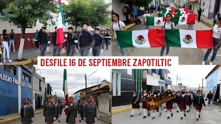 Desfile 16 de Septiembre en Zapotiltic, Jalisco 2022