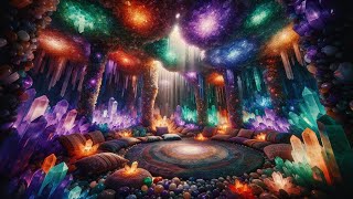 Healing Crystal Cave 💎 Meditative Hz Relaxation ASMR 💎 Calming Meditation Ambience