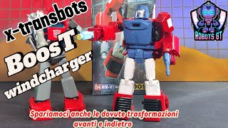 Recensione x-transbots boost windcharger #transformers #toys #mecha #decepticons #autobots