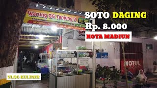 Kuliner Kota Madiun I Soto Daging