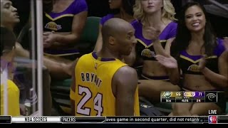 Kobe bryant  Full PS Highlights 2015.10.06 at Jazz - 13Pts 3Ast！