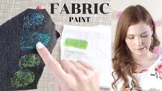 Reviewing Fabric Paint: Plush Metallic and Glitter, OH MY!