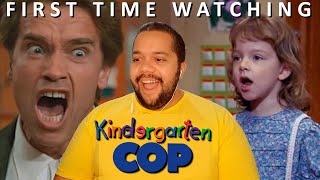 KINDERGARTEN COP (1990) REACTION | First Time Watching | Arnold Schwarzenegger it's so hot here!