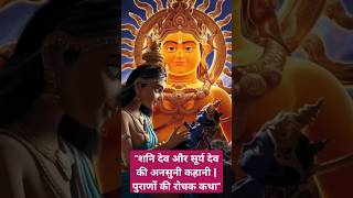 "शनि देव और सूर्य देव की अनसुनी कहानी | पुराणों की रोचक कथा"#shorts #ytshorts #ytshortsindia