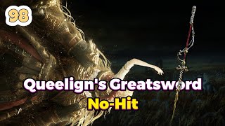 Queelign's Greatsword | No Hitting Consort Radahn With Every Weapon 98/420 | Elden Ring