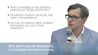 Ekspertu diskusija par Pacientu tiesību likumu- LU teoloģijas fakultātes docents Linards Rozentāls