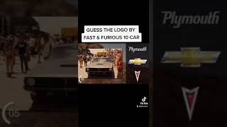 GUESS THE LOGO BY FAST & FURIOUS 10 CAR | CAR LOGO QUIZ #shorts