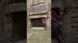 Is it weird to be this obsessed with a fireplace? Linlithgow Palace, Scotland #visitscotland