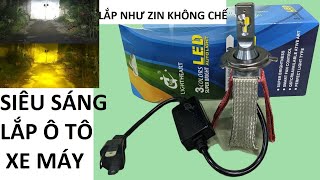 Đánh Giá Đèn Pha LED 3 Màu Auto Siêu Sáng: Lựa Chọn Hoàn Hảo Cho Lắp Đặt Trên Ô Tô và Xe Máy