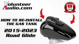 How to Re-Install the Gas Tank on a 2015-2023 Harley Davidson® Road Glide