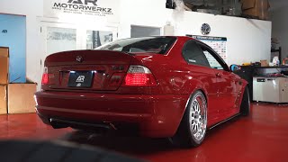 My E46 M3 on E88 BBS's at AR Motorwerkz